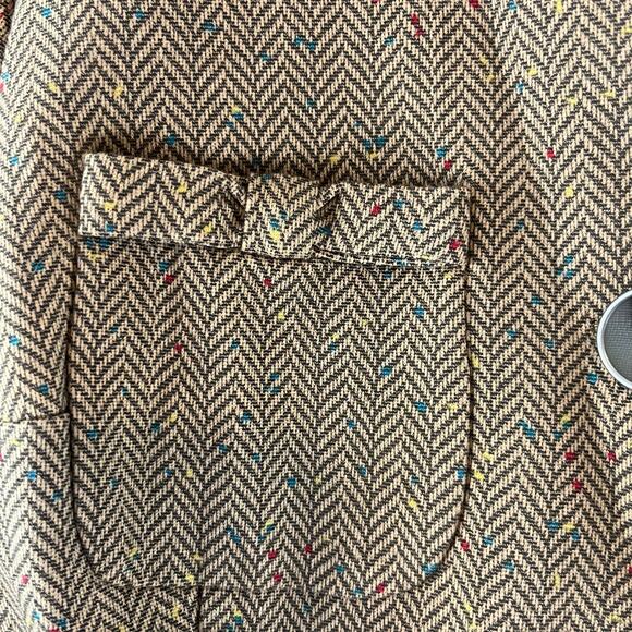 Cabi Size Medium Penny Speckled Herringbone Jacket Brown 3170 Cotton Blend - Picture 5 of 6